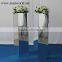 1 m height square silver mirror pillar party and wedding decoration supplies in guangzhou(MWS-018)