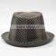 Check pattern unisex hat fedora