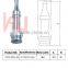 British aluminum fire hose nozzle