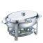 Stainless steel induction chafing dish , chafing fuel dish for sale