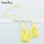 Decorative yellow polyester wholesale tassel