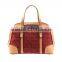 2015 latest lady leisure shell PVC handle bag with letter and cam rivet