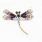 New SW17071 fashion cute rhinestone Dragonfly pin brooch/