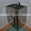 stainless steel side table