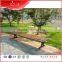 Wooden outdoor garden bench / park rest chairs long size / classic outdoor furniture hotel chairs