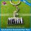 High end America couple keychain soft enamel color key chains