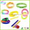 Fashion custom wristband silicone slap bracelet