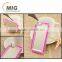 For samsung galaxy s6 transparent PC clear crystal Mobile phone cover with diamond around For iphone 5 6 6 plus case