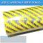 SINO Big Texture Yellow 2D Laser Carbon Fiber Foil Wrap Sticker On Car