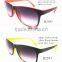 2015 Simple Hot Selling Colorful Squared Sunglasses Covering Film/With Two Colors