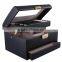 high grade pu black wholesale make up case
