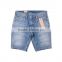 Adults age group stylish men light blue wash oversize denim half pants short pants jeans shorts