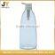 China supplier 1000ml clear transparent plastic lotion bottle container shower gel bottle pet bottle