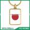 Souvenir Gift no Mold Fee Cheap Custom Printing Africa Flag Gift Keychain