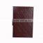 Large Embossed Leather Journal Cover With Pencil Closure