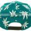 Cheap Flat Brim 5-Panel Adjustable Snapback Hat Fitted Hawaii Aloha Floral Snapback Hat