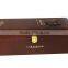 high quality customize leather red wine box