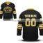 2015 New 100% Polyester Custom Blank-Black Hockey Jersey