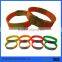 Hot Sale Custom Printed silicone bracelets wristband wholesale