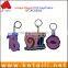 Shenzhen wholesale silicone key chain, beautiful design custom pvc keychain with logo