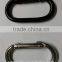 Classic Stainless Steel Oval Carabiner With Snap Hook For Climbing Use
