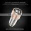 high quality promotional metal car charger 5v 4.8A Dual usb miro car charger                        
                                                Quality Choice
