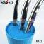 Colored Fashion Soft-Touch Plastic Knife Holder