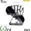 Triangle-shaped 2 Blades Black Heat Powered Stove Fan
