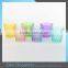 Hot Sale Colored Birthday Votive Candle Holders Embossed Glass Cup Holder