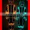 TC-036 full color change light up costume for event,remote controlled tron light suits,blink led light clothes