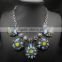High quality Crystal Flower Pendant Necklace For Women Choker Necklace Fashion Jewelry New Design 2015