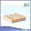 Multi-functional office supplies desktop boxes The bamboo pen container stationery storage box with card/ mobile phone holder