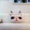 Creative Lovely Cartoon Animal 3D Printing Lifelike Meow Star People Big Face Cat Super Soft Short Plush Car Sofa Cushion Pillow