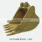 Bucket for excavator with orange,blue,yellow,green
