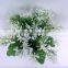 Artificial Decorative Flowers H24cm White Garden Filler Plastic Springeri