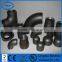 Black carbon steel butt welding pipe fitting