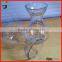 Cheap price transparent & colored decorative hyacinth glass vase