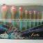Free Makeup Samples Synthetic Hair Brushes 8pcs Green Plastic Brush Sets for Girls