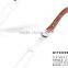 3cr14 stainless steel knife forged color wood handle meat knife and fork set