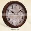 2016 Antique wooden vintage shabby design wall clock (18W05GL-235)