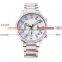 Sky Billow all stainless steel wrist watch with Rhinestones