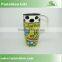 Wholesale ceramic travel mug with lid