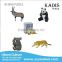 diy educational toys 3d plastic animal puzzle toys for children