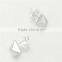 Triangle Stud Earrings Sterling Silver Earring for Women FE272