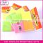 wholesale sticky memo pad / office promotional note pad / custom self adhesive note pad