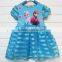 Newest Frozen Elsa Princess Lace Dress Custom Top Quality Hot Kids Evening Dress Wholesale