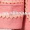 DR002348 Sweet Pink Girl Woolen Coat Top Quality Elegant Girl Woolen Coat