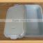 smooth wall airline coated aluminum foil container carboard lid