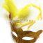 Party Face Mask with Feather, Halloween Party Mask