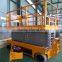 Electric hydraulic man scissor lift for for painting / car wash / furniture / container